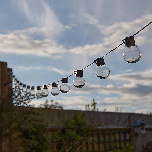 LED-Solar-Lichterkette GloBulb, 40-flammig, IP44 günstig online kaufen