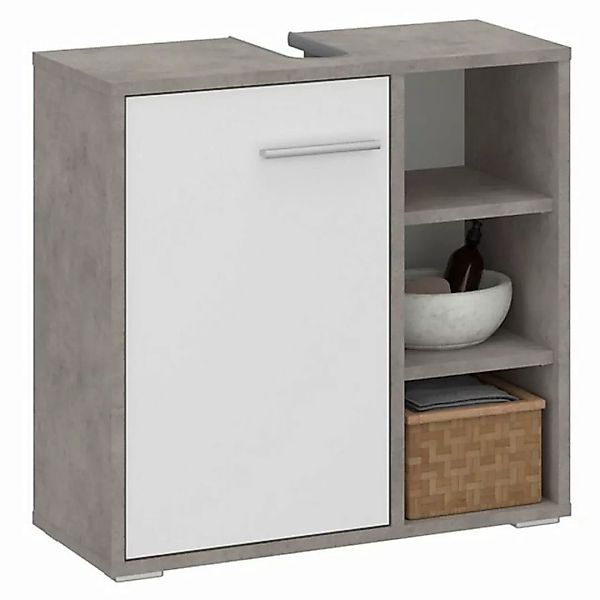 CARO-Möbel Waschbeckenschrank ORNA Waschbeckenunterschrank mit Tür und 3 of günstig online kaufen