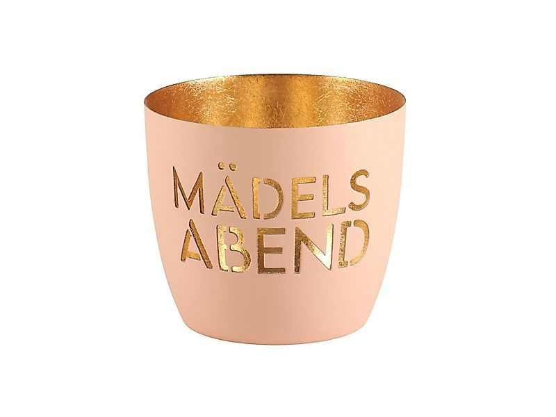 Giftcompany Windlicht Madras Windlicht M Mädelsabend pastellorange/gold 8,5 günstig online kaufen