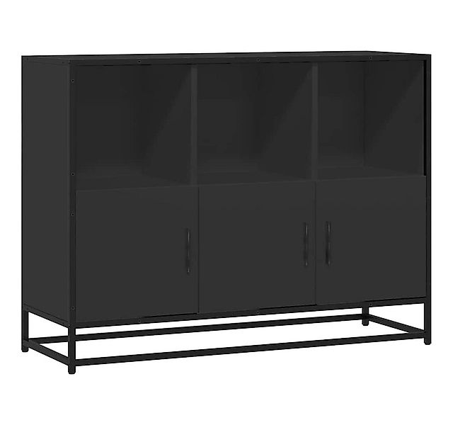 vidaXL Sideboard Sideboard Schwarz 100x35x76 cm Holzwerkstoff (1 St) günstig online kaufen