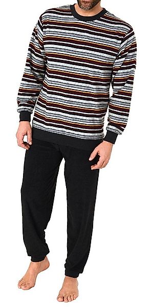 Normann Pyjama Herren Frottee Schlafanzug mit Bündchen - auch in Übergrößen günstig online kaufen