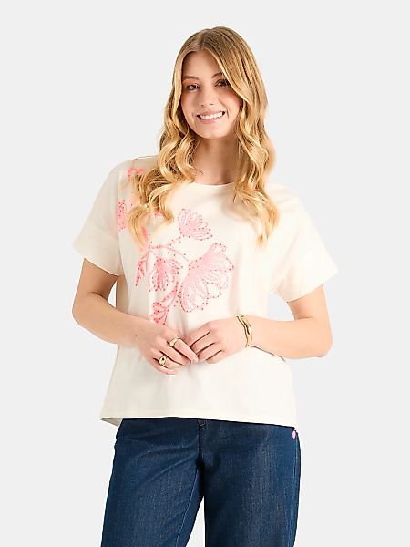 Lieblingsstück T-Shirt "DahliaL" mit floralem Print, Rundhals günstig online kaufen