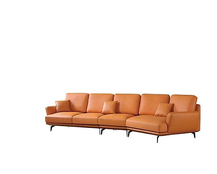 Xlmoebel Ecksofa Sofa aus Leder für das Wohnzimmer in L-Form mit Eckteil, m günstig online kaufen