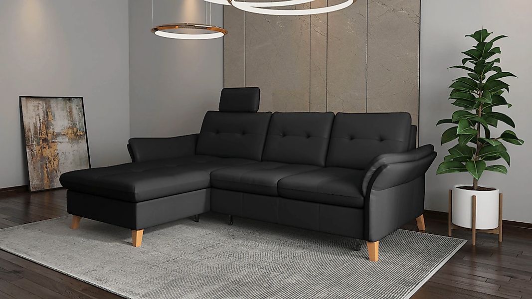 sit&more Ecksofa "Göteborg" Sitztiefenverstellung und Federkern, wahlweise günstig online kaufen