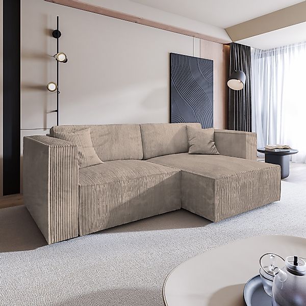 Masseno Ecksofa NERIO mit Schlaffunktion L-Form, günstig online kaufen