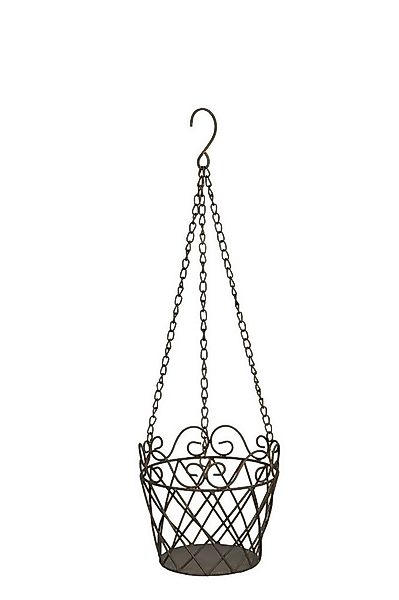 finehomegarden Blumenampel Pflanzgefäß Ampel Metall Schale zum Hängen Ø18cm günstig online kaufen