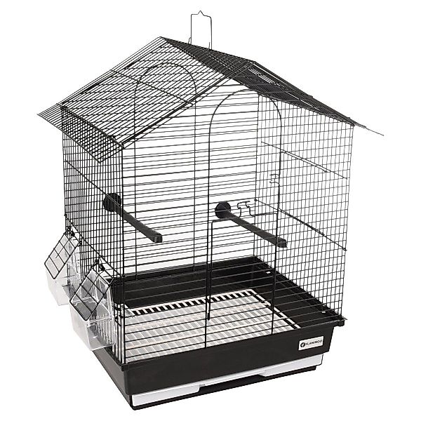 Flamingo Vogelkäfig Sittichkäfig Nusa schwarz günstig online kaufen