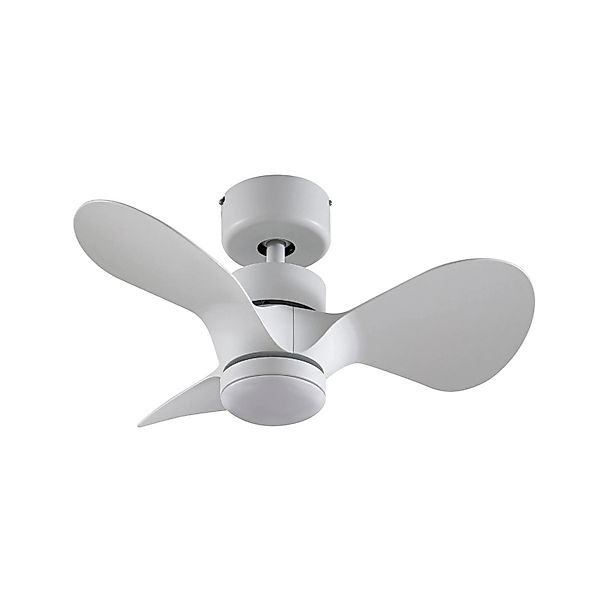 Lindby LED Deckenventilator mit Lampe Enon 10022109 Dimmbar Leselampe Moder günstig online kaufen