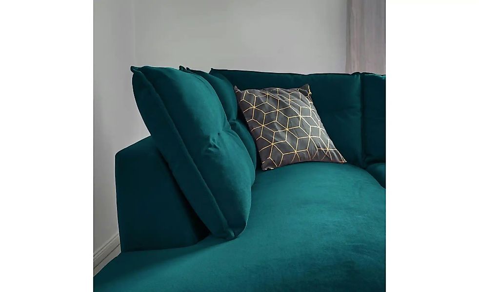 Miuform Ecksofa mit Schlaffunktion Stylish Stan ¦ türkis/petrol ¦ Maße (cm) günstig online kaufen