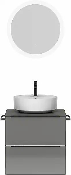 nobilia® Badmöbel-Set »Alvene« vormontiert, mit Soft-Close, 2 Stk. tlg. günstig online kaufen