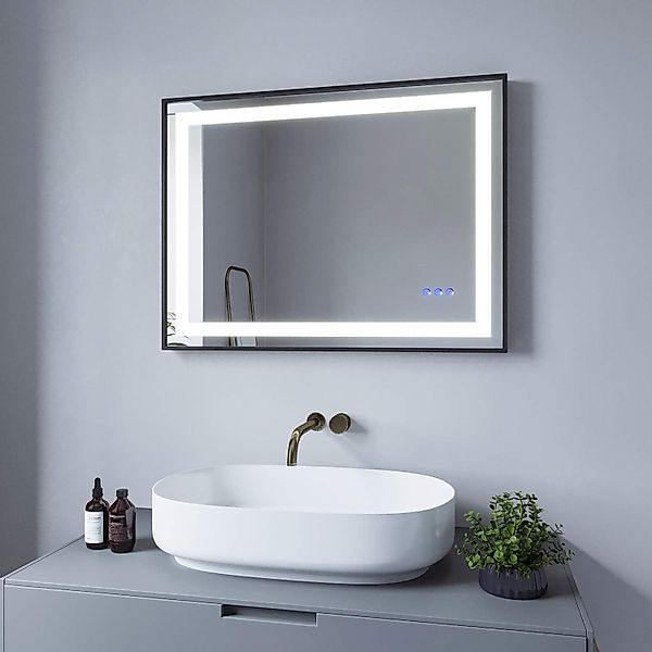 AQUABATOS LED-Lichtspiegel Spiegel mit Beleuchtung 80x60 günstig online kaufen