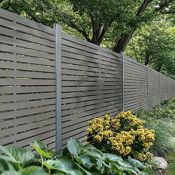 HOME DELUXE Sichtschutzelement WPC Sichtschutzzaun ALIRA, günstig online kaufen