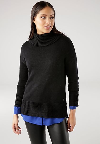 Tamaris Rollkragenpullover in lässiger Form mit günstig online kaufen