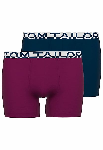 TOM TAILOR Boxershorts, (2er-Pack), mit Logobund günstig online kaufen