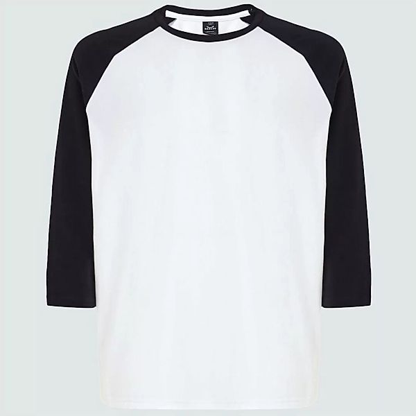 Oakley Apparel Relax Raglan 3/4 3-4 Ärmel T-shirt 2XL Off White / Black günstig online kaufen
