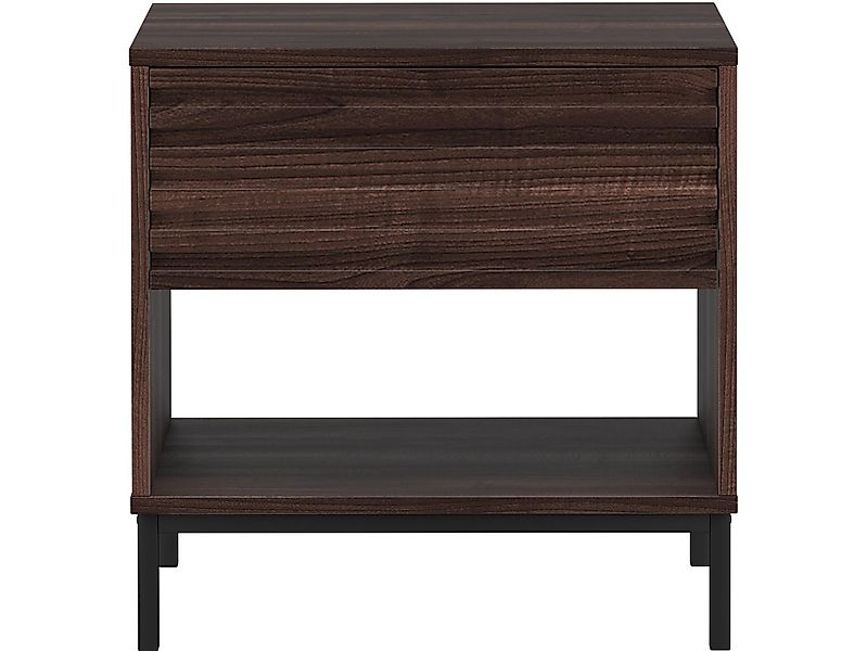 loft24 Nachtschrank Cecilie Nachttisch mit Schublade, Metallgestell günstig online kaufen