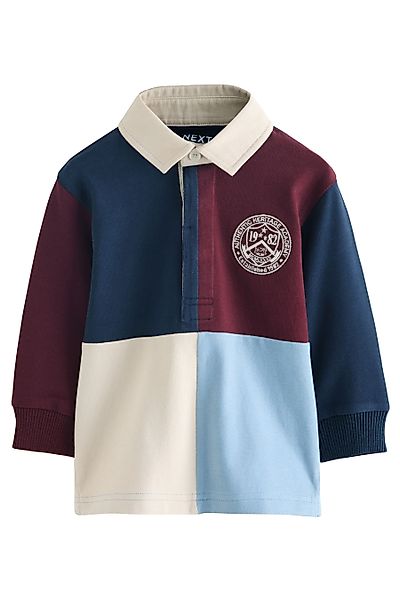 Next Langarm-Poloshirt Kurzärmeliges Rugby-Polohemd (1-tlg) günstig online kaufen
