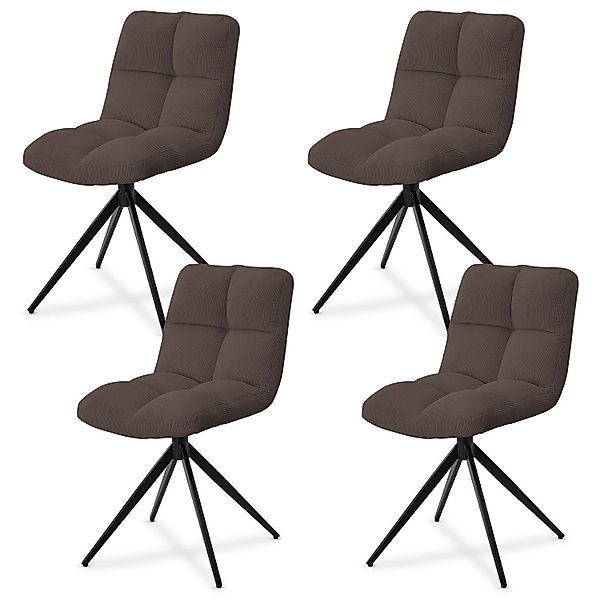 Juskys Esszimmerstuhl Dallas (4 St), 4er günstig online kaufen