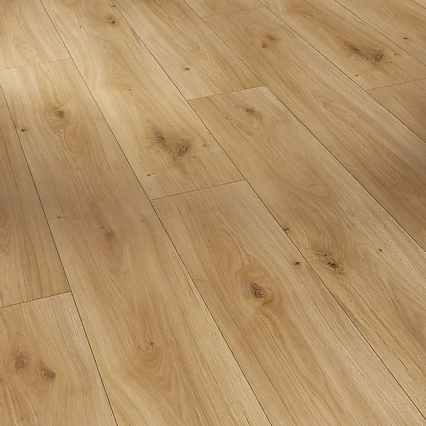 Parador Laminatboden Basic 200 Eiche 7 mm Landhausdiele mit V-Fuge günstig online kaufen