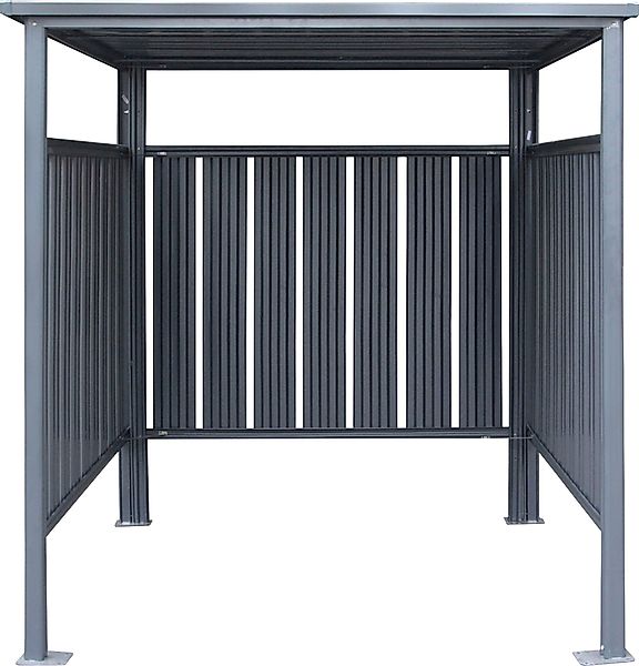 WESTMANN Kaminholzregal, BxTxH:180x200x210 cm, anthrazit, auch günstig online kaufen