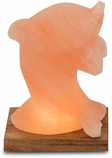 HIMALAYA SALT DREAMS Salzkristall-Tischlampe »Delfin«, Leuchtmittel LED-Mod günstig online kaufen