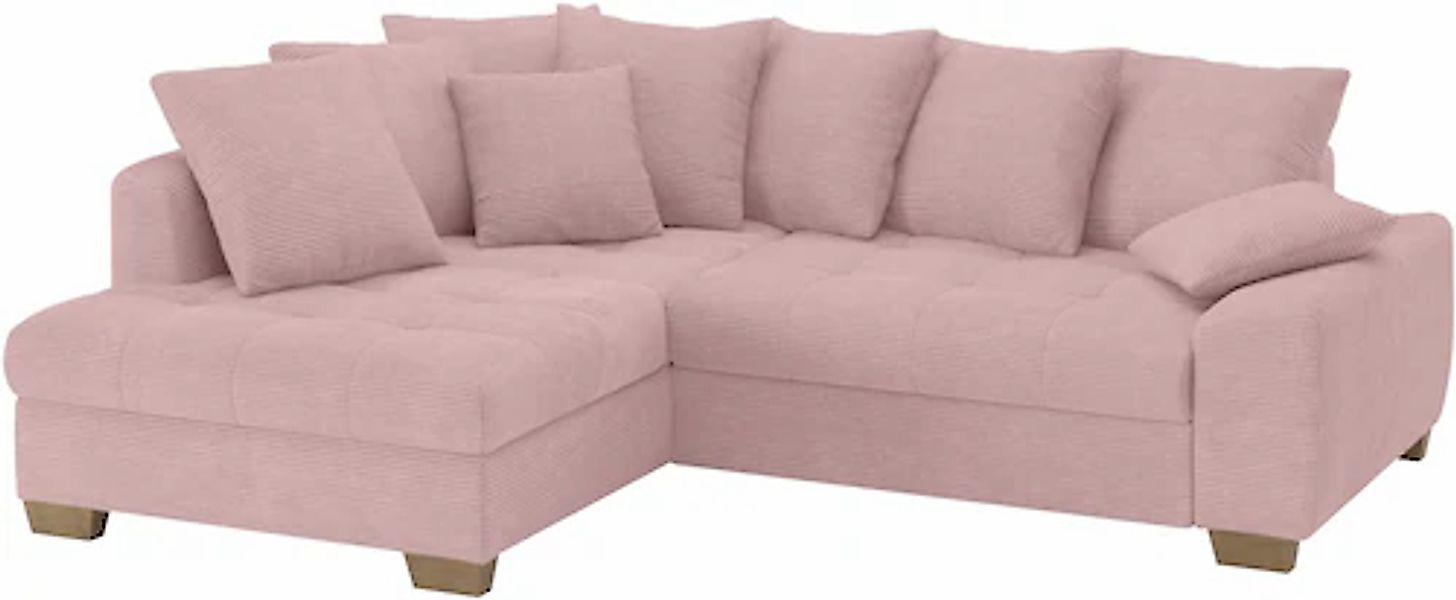 Mr. Couch Ecksofa »Nikita II, L-Form«, Wahlweise mit Bettfunktion, Bettkast günstig online kaufen