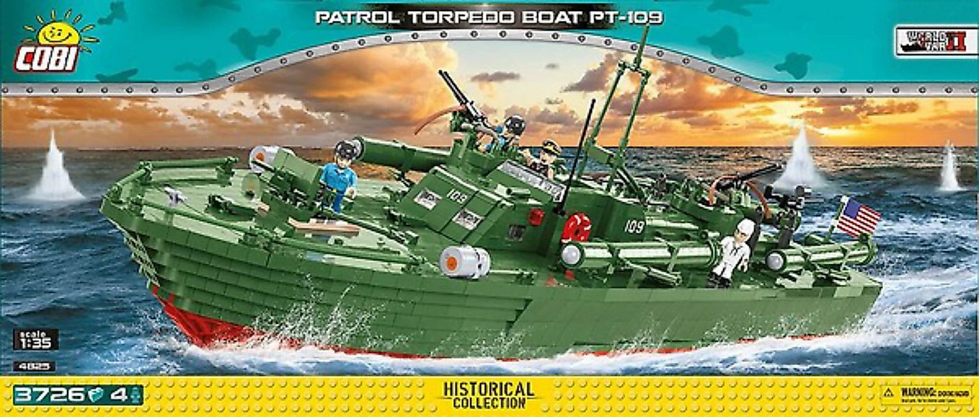 Cobi 4825 - Konstruktionsspielzeug - Patrol Torpedo Boat Pt-1 günstig online kaufen