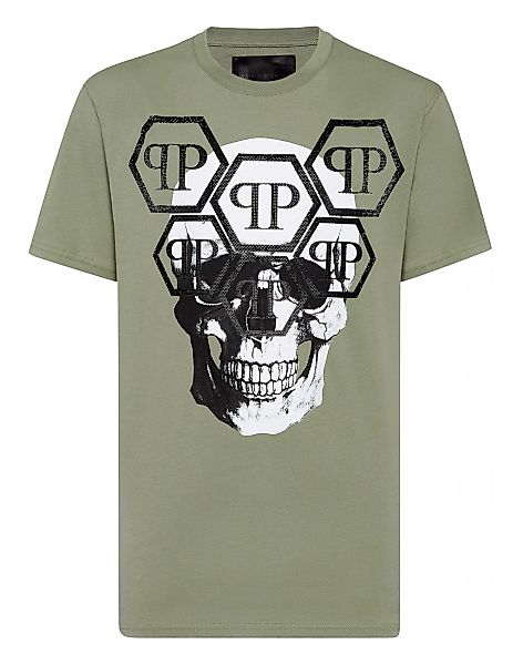 PHILIPP PLEIN T-Shirt "Skull Mit Schmucksteinen" günstig online kaufen