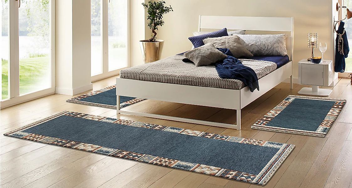 THEKO Bettumrandung "Nuno, handgearbeitet, mit Bordüre" Höhe 14 mm 3 Stk. t günstig online kaufen