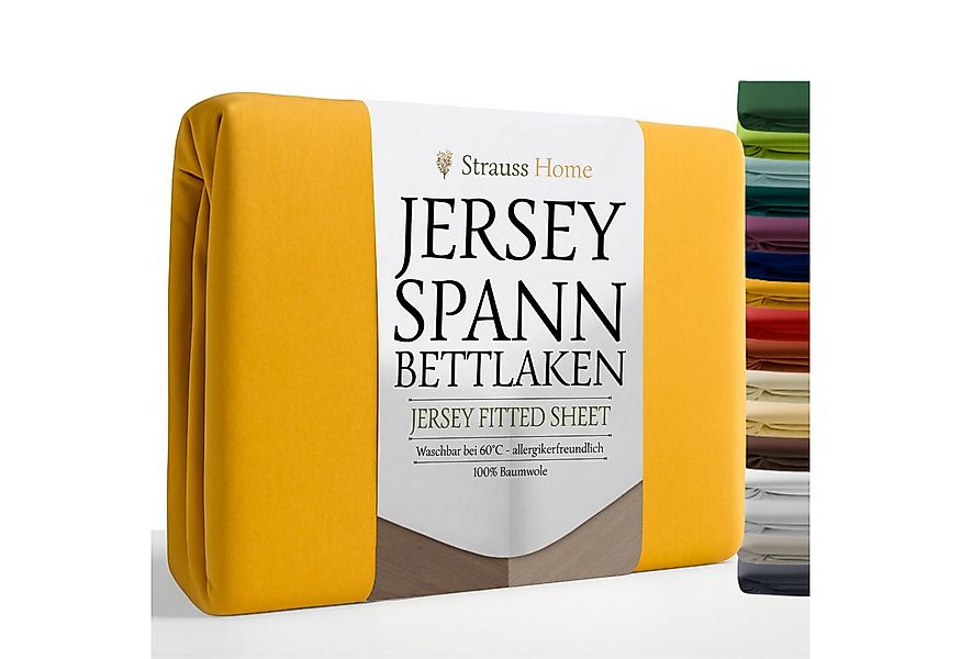 Strauss Home Spannbettlaken Premium, Gummizug: Rundumgummi, 150gr/m2 Premiu günstig online kaufen