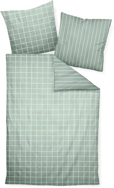 Janine Wendebettwäsche "modernclassic 39025" 2 Stk. tlg. mit Reißverschluss günstig online kaufen