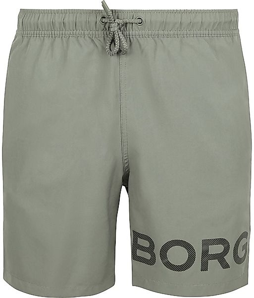 Bjorn Borg Badeshorts Logo Agave Grün - Größe M günstig online kaufen
