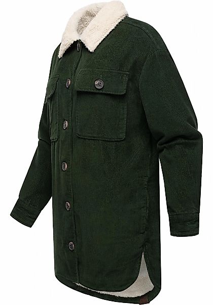 Ragwear Cordjacke "Kyoka" ohne Kapuze Stylische Damen Jacke aus Cord mit fl günstig online kaufen
