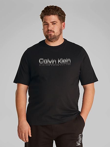 Calvin Klein Big&Tall T-Shirt "BT CP-DOUBLE LOGO T-SHIRT", in großen Größen günstig online kaufen