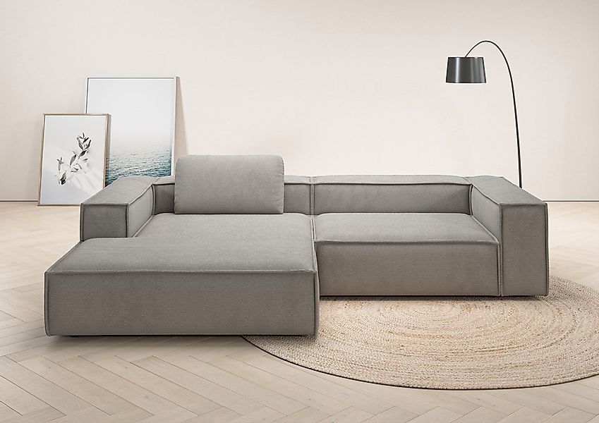 Home affaire Ecksofa "Watertown, modernes XXL L-Form, 306 cm breit" Großzüg günstig online kaufen