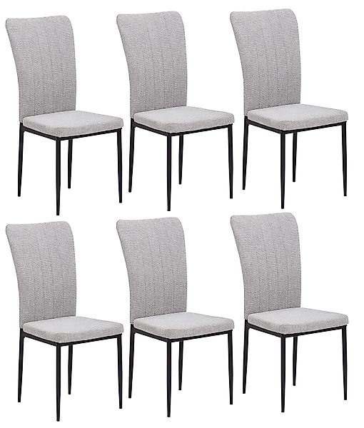 Home affaire 4-Fußstuhl "Bergamo" (Set) 6 Stk.erhältlich in Samt, Vintage-M günstig online kaufen