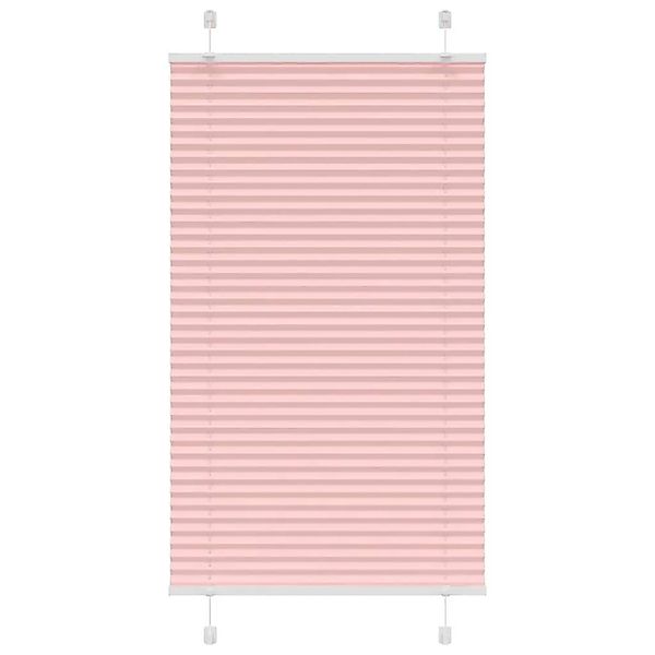 vidaXL Plissee Rosa 75x100 cm Stoffbreite 74,4 cm Polyester 4015427 günstig online kaufen