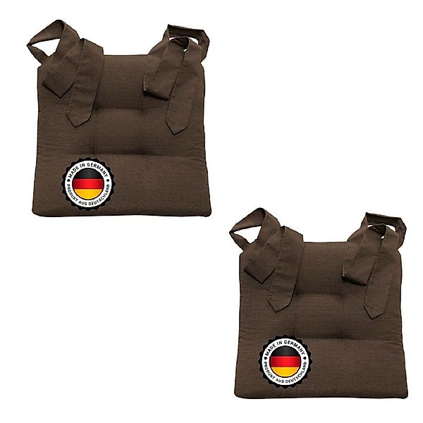 Bonvionn Stuhlkissen Zwei Schleifenband Auflage Polster günstig online kaufen