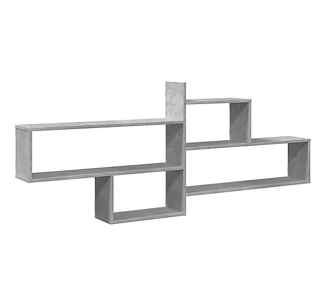 vidaXL Regal Wandregal Betongrau 167,5x18x68 cm Holzwerkstoff, 1-tlg. günstig online kaufen