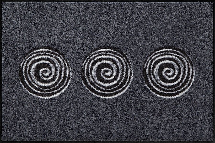 Salonloewe Fußmatte Salonloewe FINN ANTHRAZIT Fußmatte Wohnmatte 50 x 75 cm günstig online kaufen