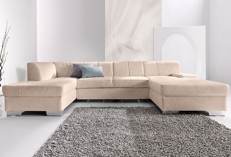 DOMO collection Wohnlandschaft "Star, zeitlose Formensprache, elegante Opti günstig online kaufen