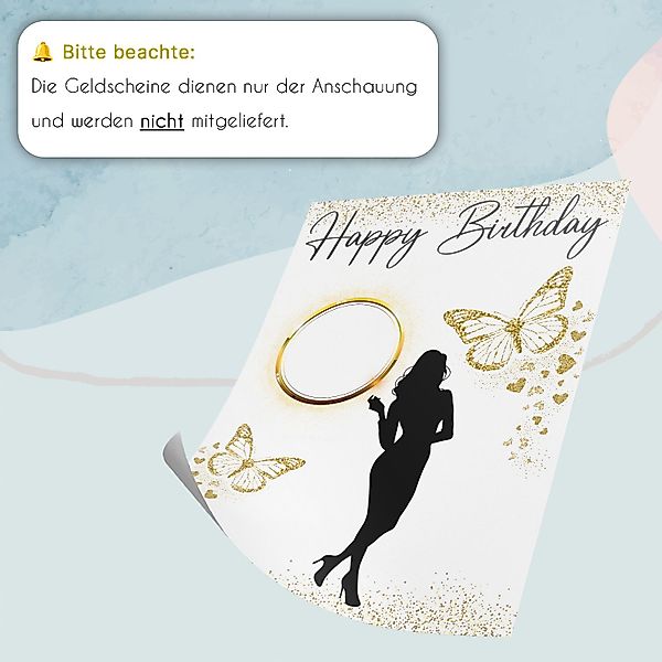 Tigerlino Poster Geburtstag Geldgeschenk Frauen Geburtstagsgeschenk günstig online kaufen