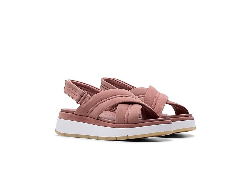 Clarks Tuscan Cross Sandale, Sandalette, Flats, Sommerschuh mit Plateausohl günstig online kaufen