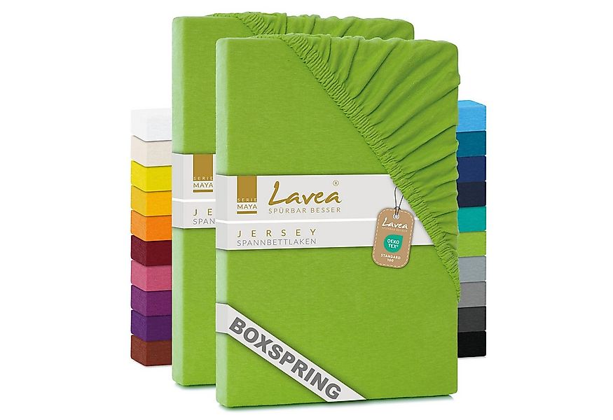 Lavea Spannbettlaken Maya, in Gr. 60x140, 90x200, 120x200, 140x200, 180x200 günstig online kaufen