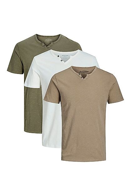 Jack & Jones T-Shirt 3er Pack Split (Spar-Set, 3-tlg) T-Shirt - Baumwolle - günstig online kaufen
