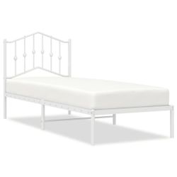 vidaXL Bett Bettgestell mit Kopfteil Metall günstig online kaufen