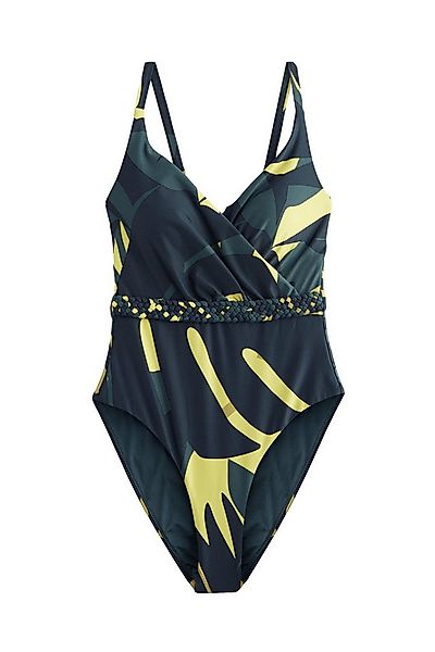 Next Badeanzug Bauchformender Wickel-Badeanzug mit Gürtel (1-St) günstig online kaufen