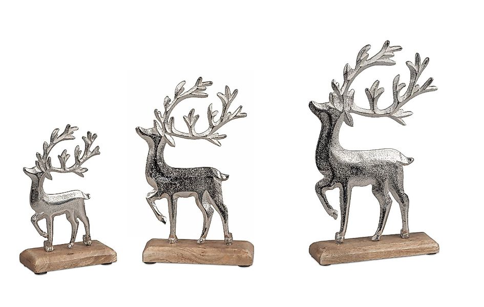 formano Dekofigur Alu Mangoholz, auf Sockel günstig online kaufen