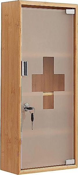 Zedelmaier Medizinschrank Medikamentenschrank aus Bambus mit verstellbare E günstig online kaufen