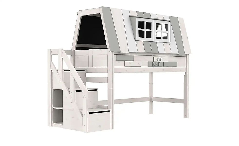 Lifetime Abenteuerbett mit Treppe  Original ¦ weiß ¦ Maße (cm): B: 261 H: 1 günstig online kaufen